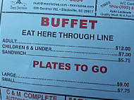 Dukes -b-que menu