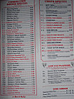 China Garden Chinese menu