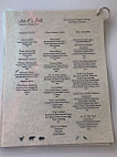 Joe K's Deli menu