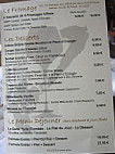 Vitisbar Sarl menu