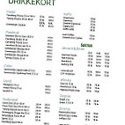 Lakeside menu