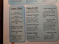 Dragon Palace menu