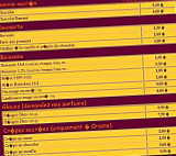 La Panipizz menu