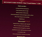 Mare Nostrum menu