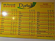 Distelo Pizza A Emporter menu