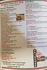 Princess Grill Pizzeria menu