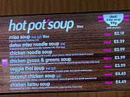 Itsu Ealing Broadway menu