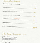 Hotel Restaurant la Boite a Sel menu