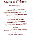 Le Colombier menu