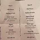 Casa Rustica menu