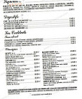 Pizzeria Barbara menu