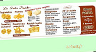 Pasta Pizza menu