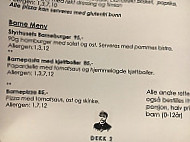 Kaptein Larsen menu