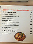 Anh Asia menu