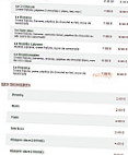 Le Kiosque à Pizzas menu