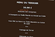 Auberge Liévinoise menu