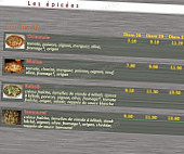 Four'As Pizz menu