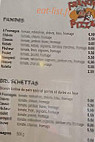 Frangy Pizza menu