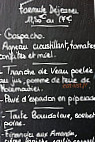 L'Ardoise des Cloutiers menu