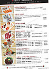 Bo Sushi menu