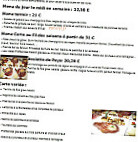 Le Cafe De Pissos menu