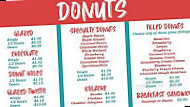 Rob's Donut Shop menu