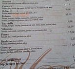 San Remo 1 menu