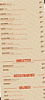 La Cabane PIZZA menu