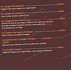 Le Gourmandin menu