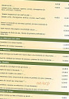 Restaurant du So menu