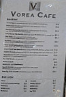 Vorea Uni Hill menu