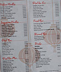 Pham's Noodle House menu