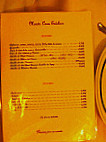 Casa Esteban menu