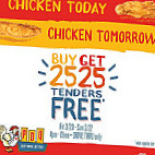 Tenders Fresh Food menu