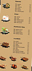 Un Sushi menu