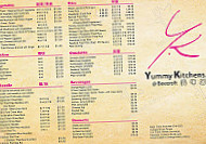 Yummy Kitchens menu