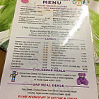 Rhiw Teapot Cafe menu