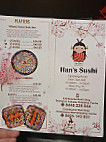 Han's Sushi menu