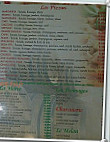 Bella Vita menu