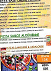 Wiss Pizza menu