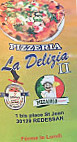 La Delizia Ll menu