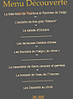 Le Valgo menu