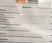 The Groove Train menu