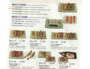 Sushi Bobun menu