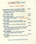 Carette menu