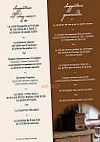 Chez Mamie Lise menu