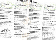 The Barley Mow menu