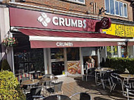 Crumbs Coffee inside