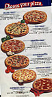 Domino's Pizza menu