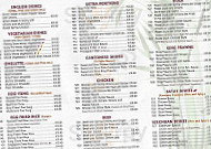 Oriental Express menu